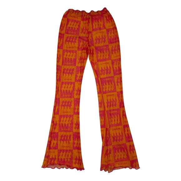 Inamorata - Beachwood Mesh Pants in Orange & Pink - Picture 1 of 5